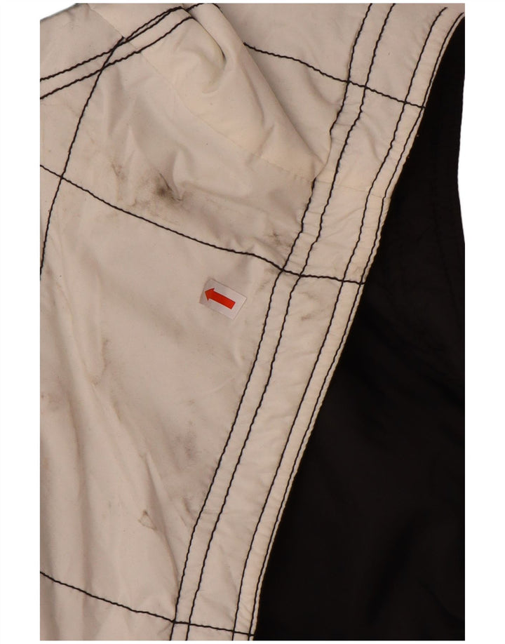 KILLTEC Herre Loose Fit Polstret Gilet UK 40 Large White Colourblock