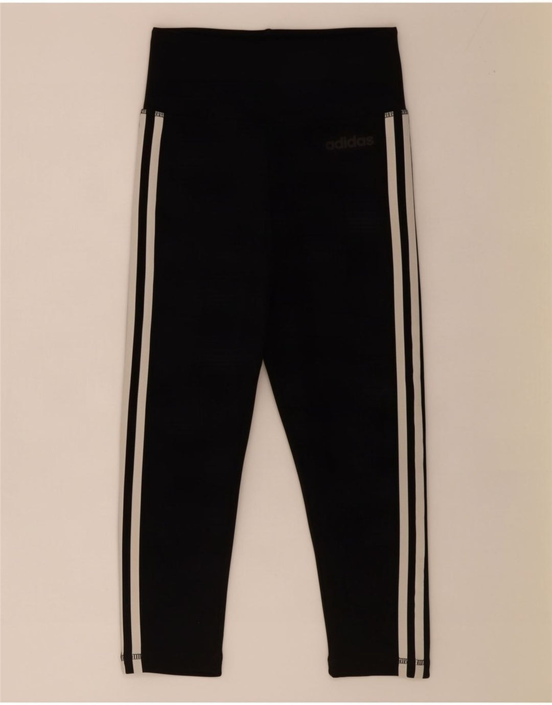 Adidas Dame Climalite Capri Leggings UK 4/6 XS Sort Polyester