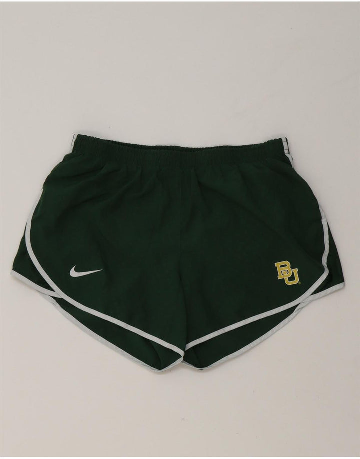 NIKE Womens Dri Fit Sport Shorts UK 14 Medium  Green Polyester Vintage Nike and Second-Hand Nike from Messina Hembry 