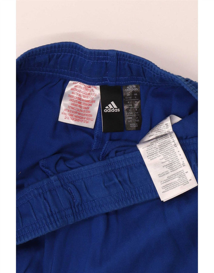 Adidas Drenge Træningsdragt Bukser 13-14 år Blå Bomuld