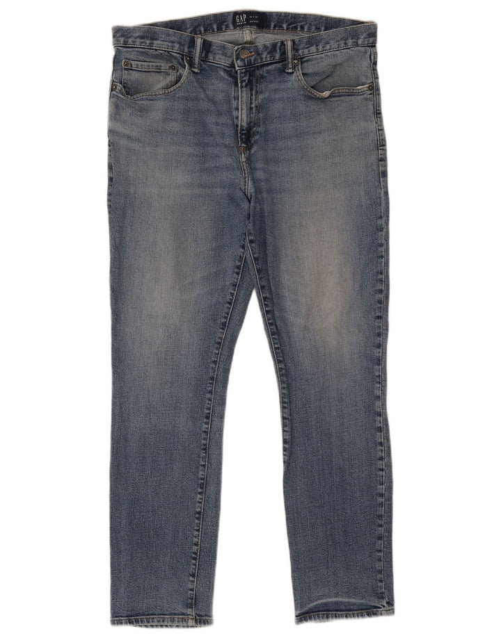 Gap Herre Skinny Jeans W34 L30 Blå Bomuld