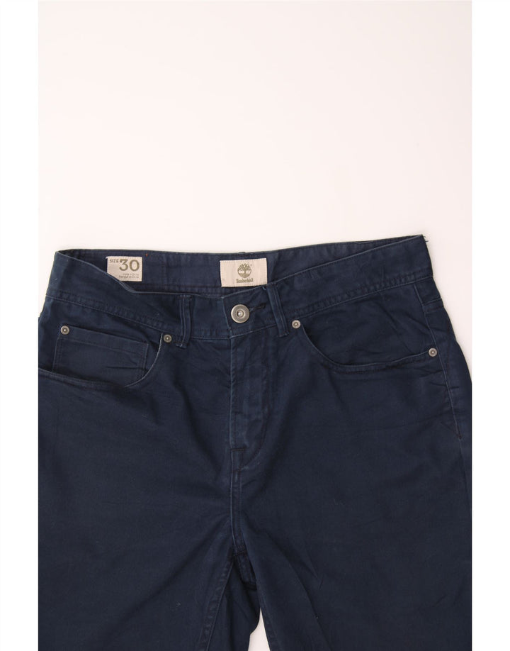 TIMBERLAND Mens Denim Shorts W30 Medium  Navy Blue Cotton Vintage Timberland and Second-Hand Timberland from Messina Hembry 
