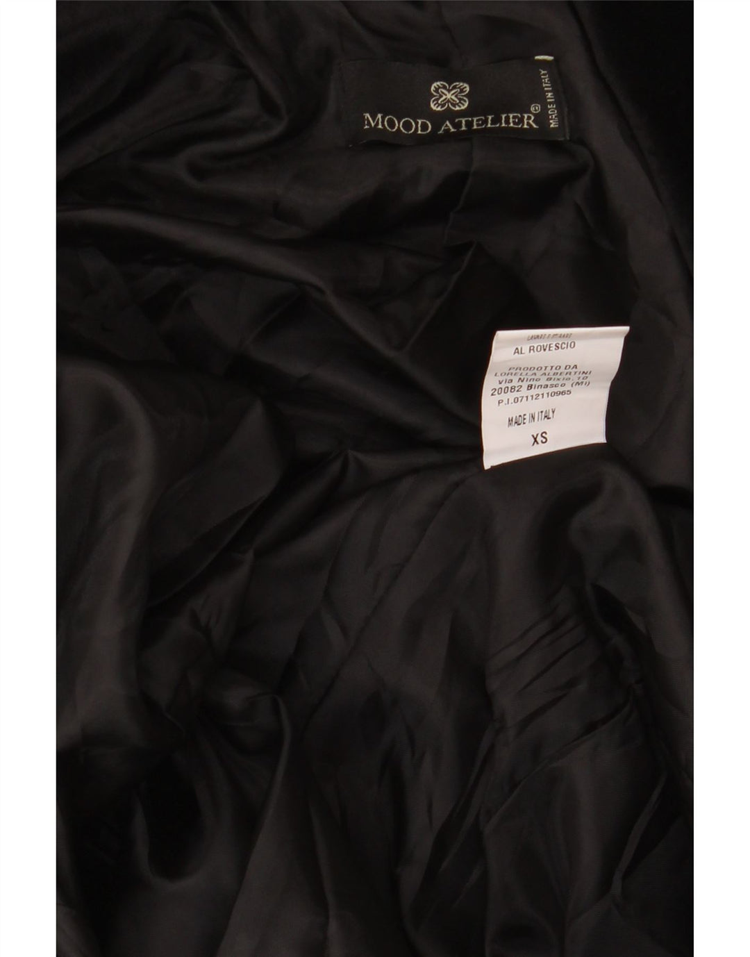 Mood Atelier Dame 2-knaps Velour Blazer Jacket UK 6 XS Sort Polyester