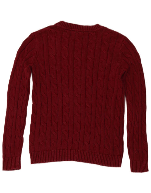 Besætningstøj Dame sweater med rund hals DK 10 Lille Bourgogne bomuld