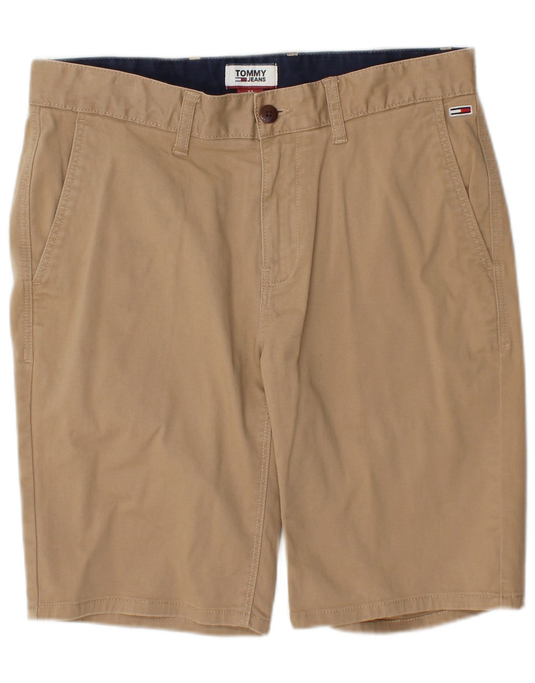 Tommy Hilfiger Herre Chino Shorts W32 Medium Beige Bomuld