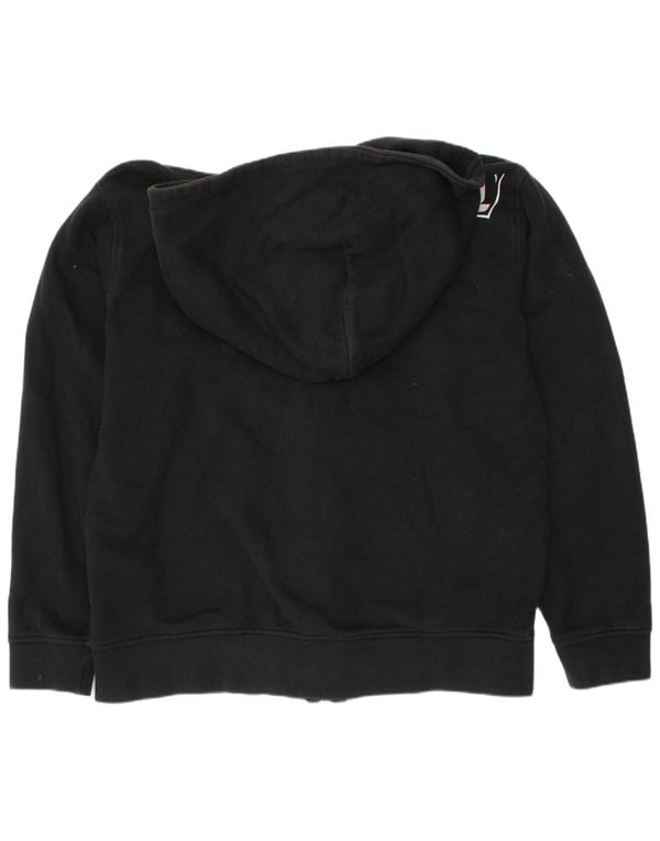 Animal Boys Graphic Zip Hoodie Sweater 11-12 Years Small Black Cotton