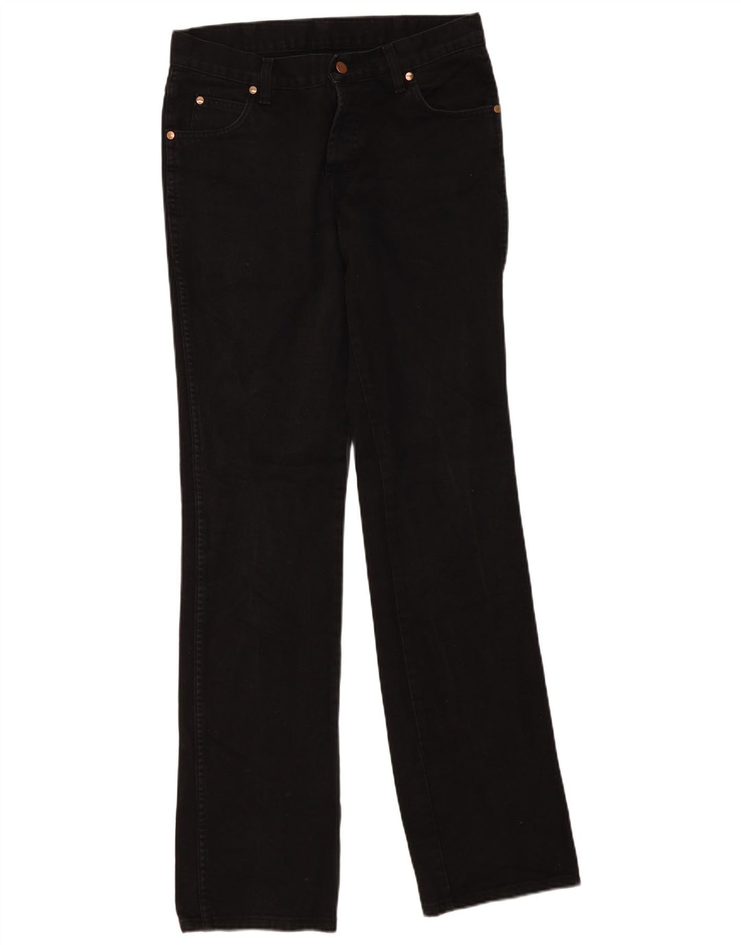 Wrangler Herre Evolution Straight Jeans W32 L36 Sort Bomuld