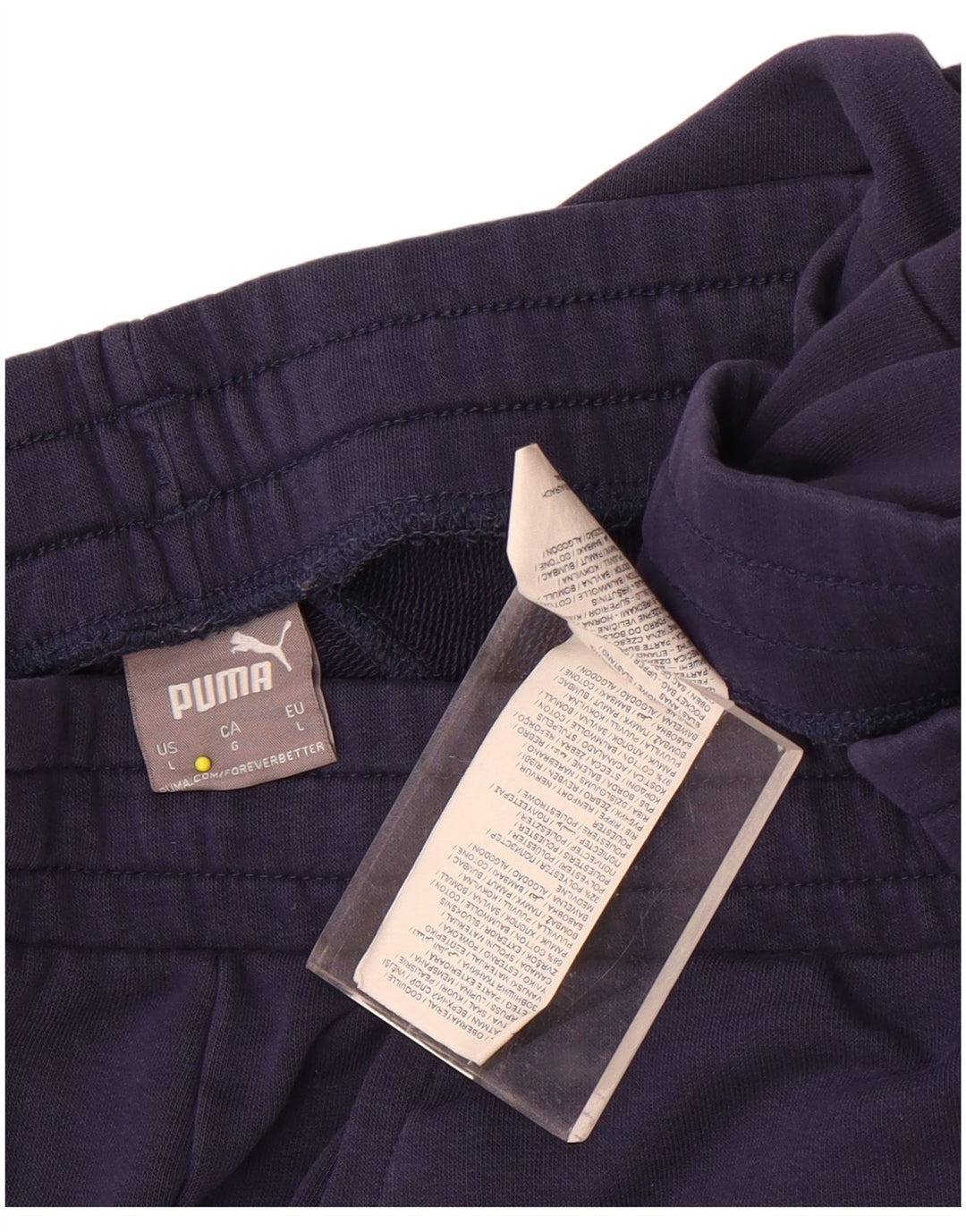 Puma Herre træningsdragt Bukser Joggers Large Navy Blue Bomuld