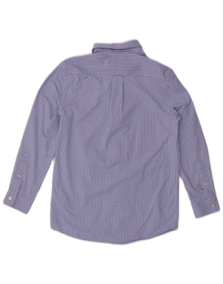 VINEYARD VINES Boys Shirt 8-9 Years Small Blue Gingham Cotton