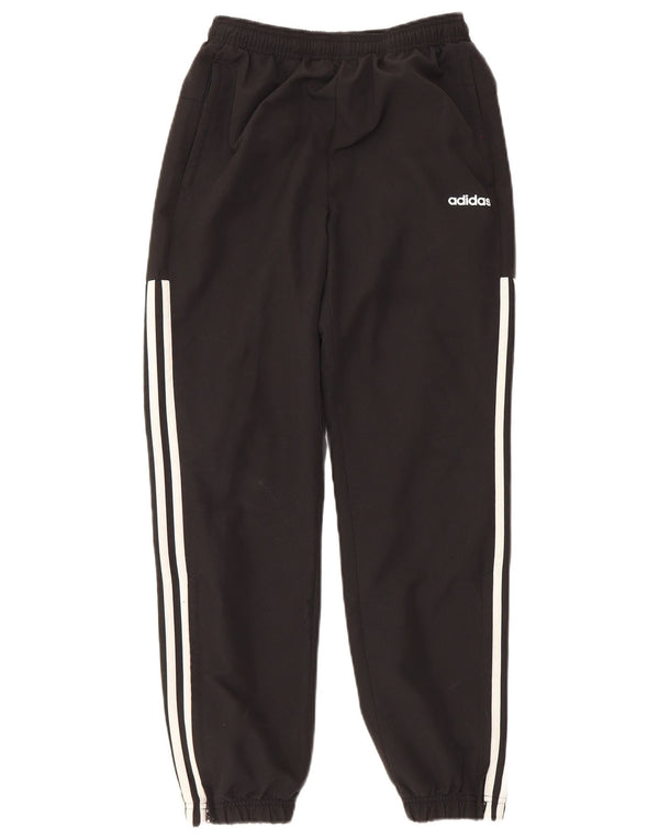 Adidas Drenge Træningsdragt Bukser Joggers 13-14 År Sort Polyester