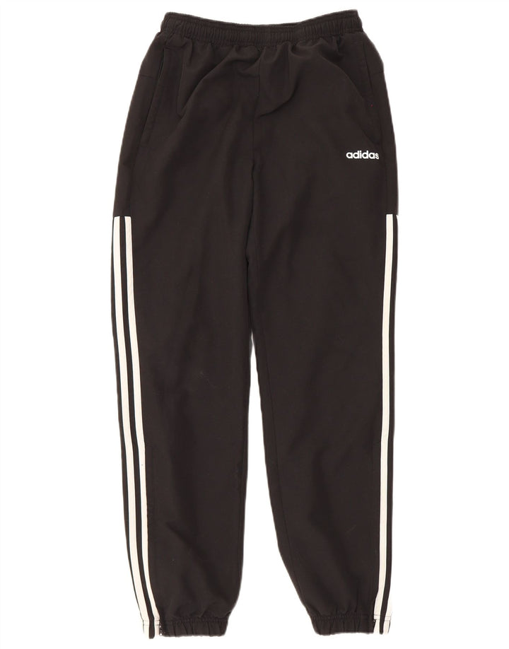 Adidas Drenge Træningsdragt Bukser Joggers 13-14 År Sort Polyester