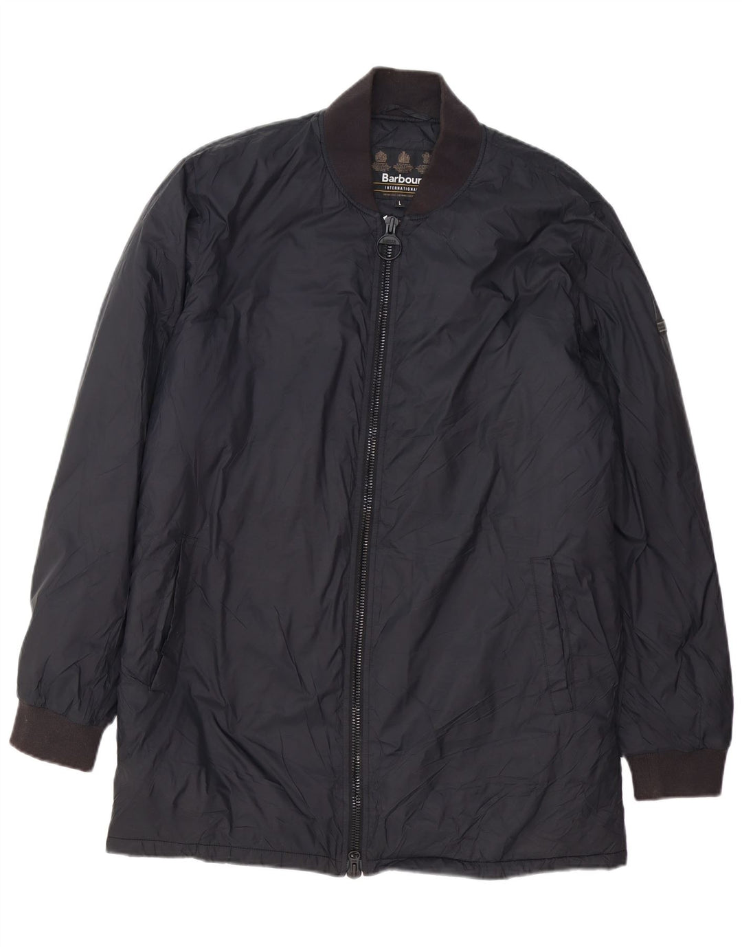 Barbour Herre Windbreaker Coat UK 40 Large Navy Blue
