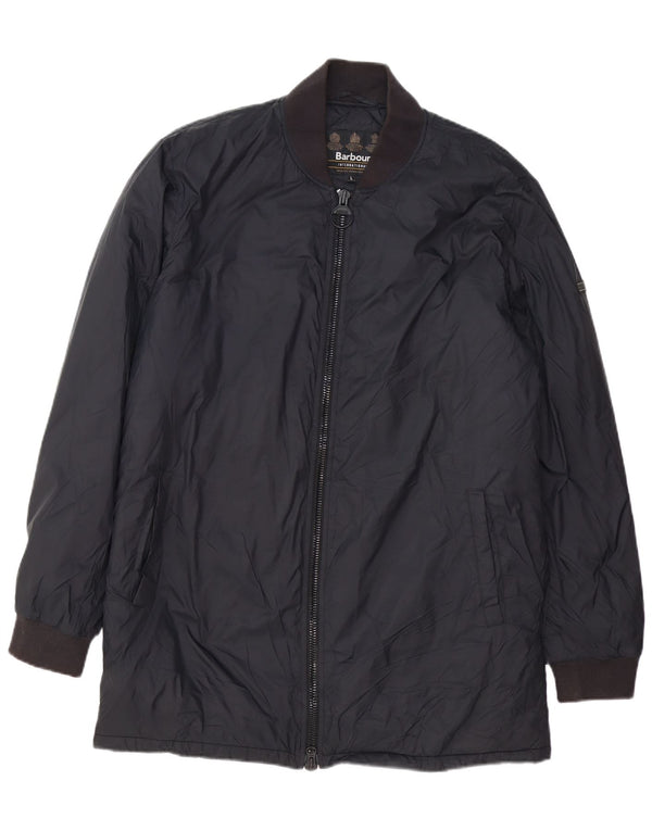 Barbour Herre Windbreaker Coat UK 40 Large Navy Blue