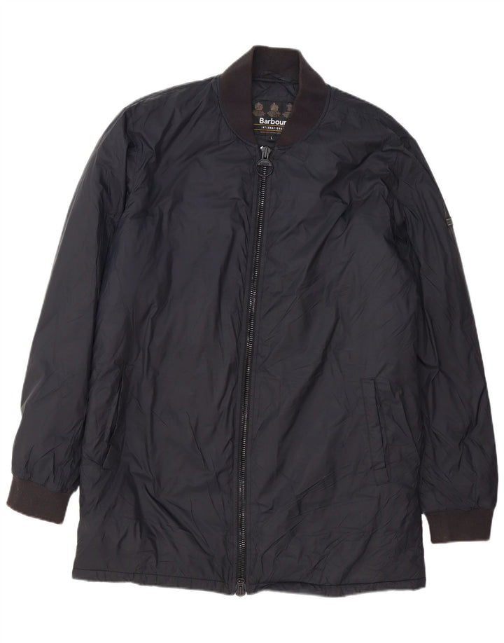 Barbour Herre Windbreaker Coat UK 40 Large Navy Blue