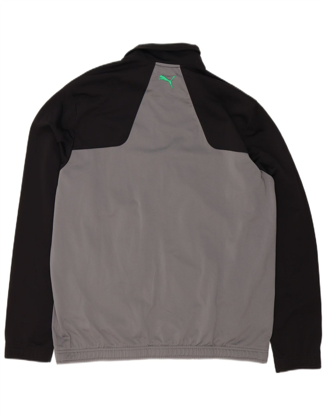 Puma Herre Grafisk Loose Fit Træningsdragt Top Jakke Lille Grå Colourblock