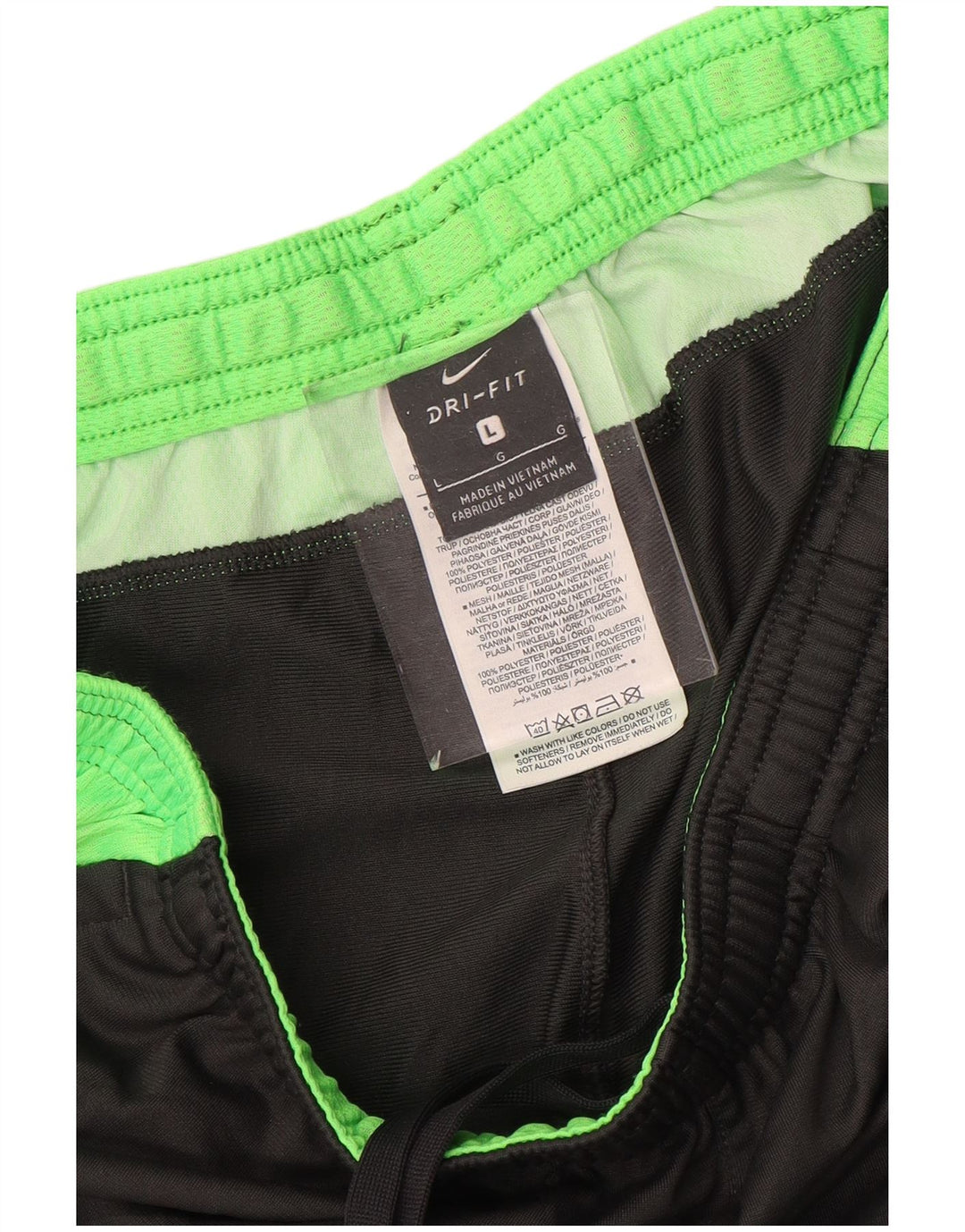 Nike Herre Dri Fit træningsdragt Bukser Large Grå Colourblock Polyester