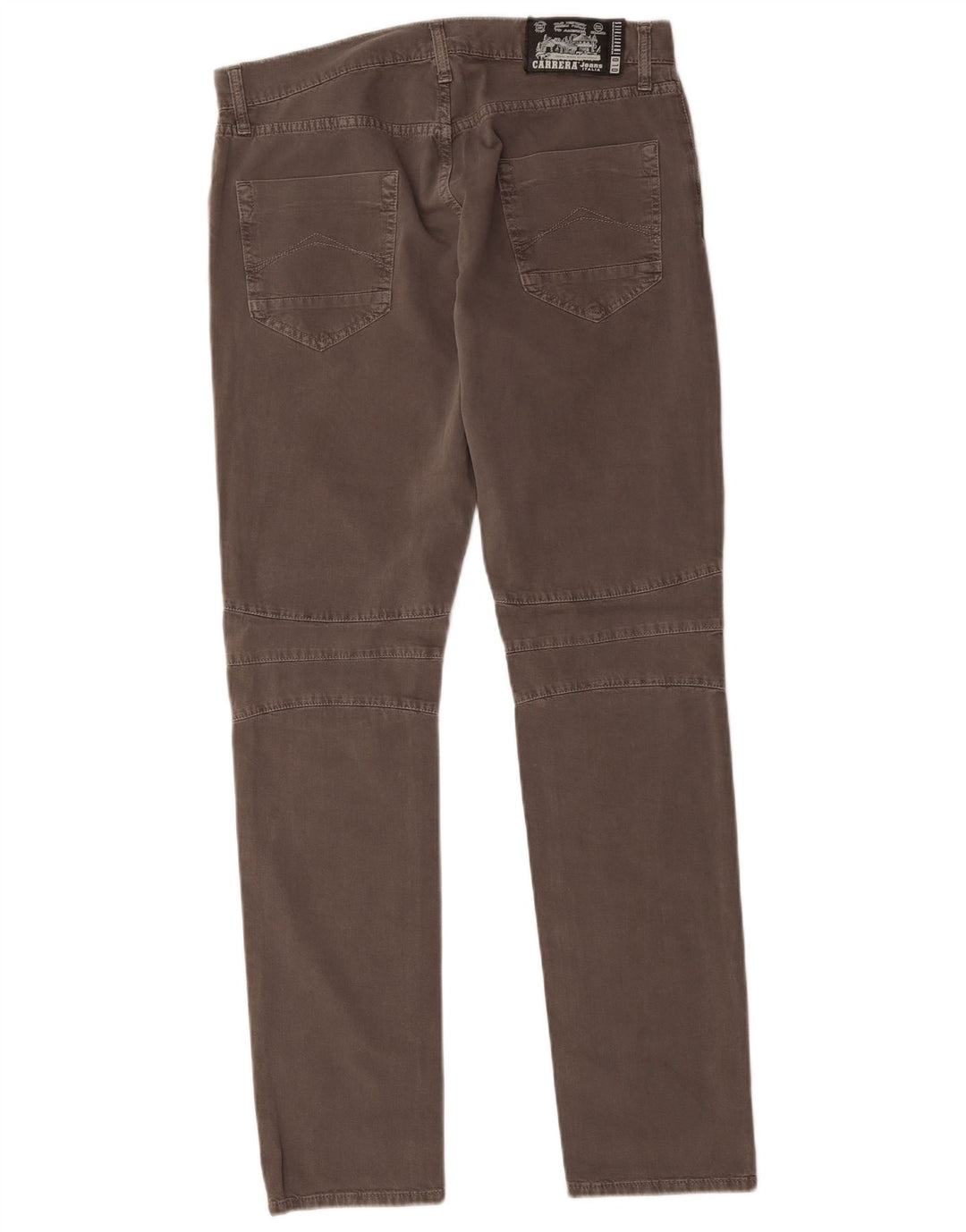 CARRERA Mens Straight Casual Trousers IT 48 Medium W32 L33 Grey Cotton