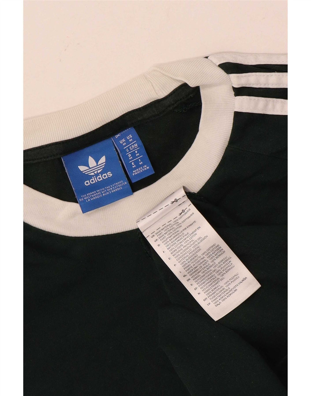 Adidas grafisk T-shirt top mellem grøn bomuld til mænd