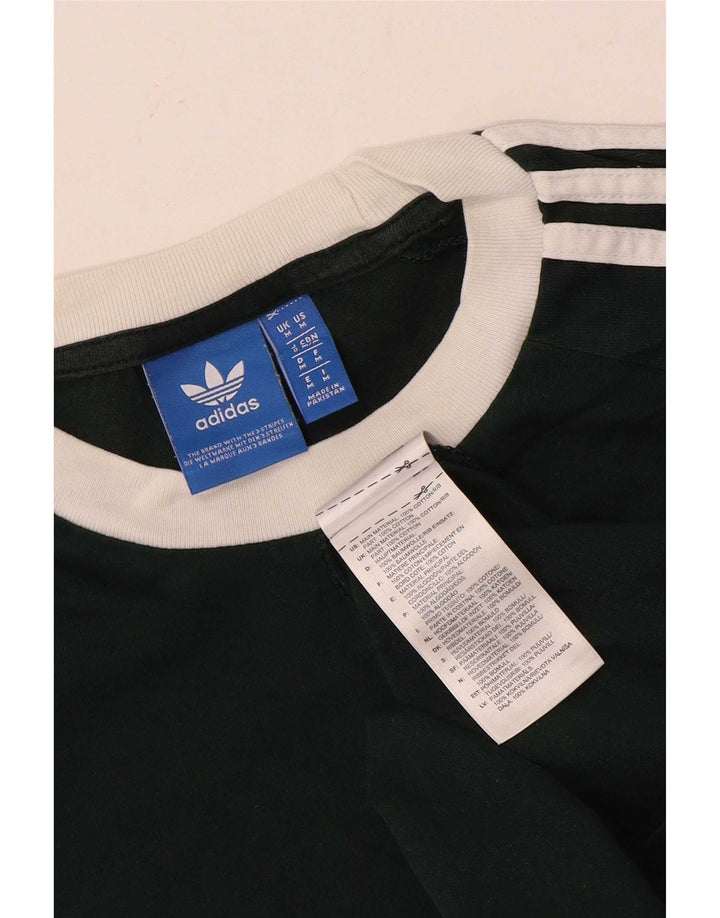 Adidas grafisk T-shirt top mellem grøn bomuld til mænd