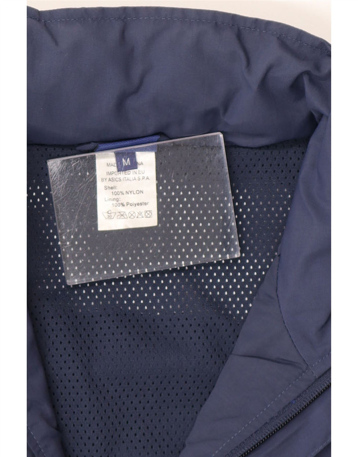 ASICS Grafisk træningsdragt til mænd Topjakke Medium Navy Blue Colourblock