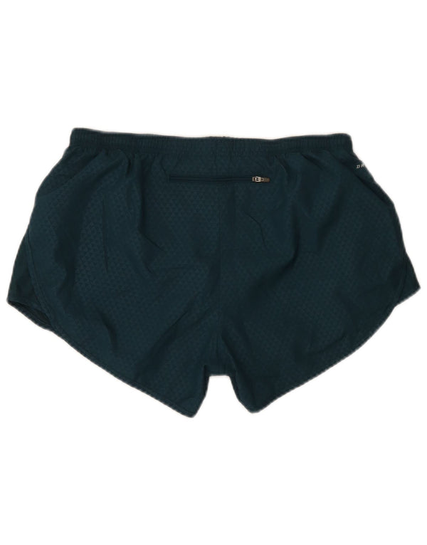 Nike sportsshorts til kvinder UK 14 Mellemgrøn plettet polyester