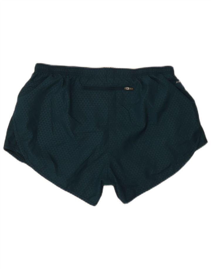 Nike sportsshorts til kvinder UK 14 Mellemgrøn plettet polyester