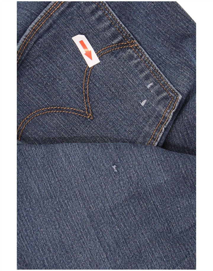 LEVI'S Dame Skinny Jeans US 16 2XL W33 L29 Blå Bomuld