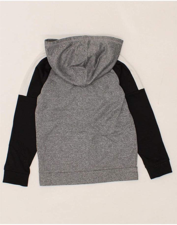 PUMA Boys Zip Hoodie Sweater 7-8 Years  Grey Colourblock Polyester Vintage Puma and Second-Hand Puma from Messina Hembry 