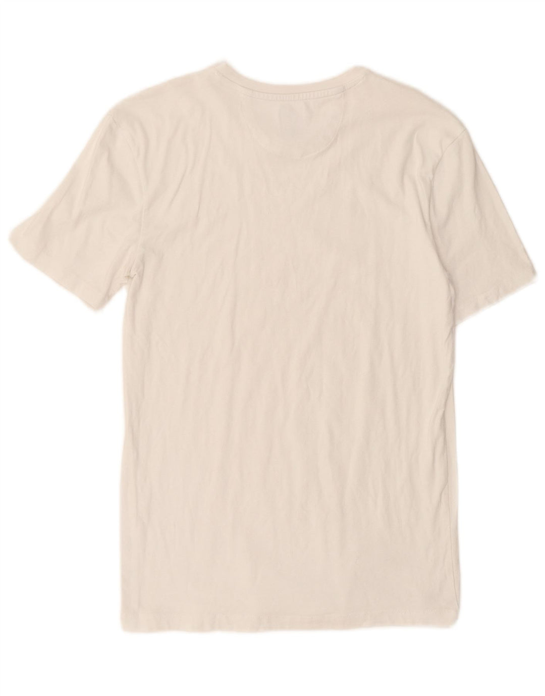 ZARA Mens Slim Fit T-Shirt Top Medium White