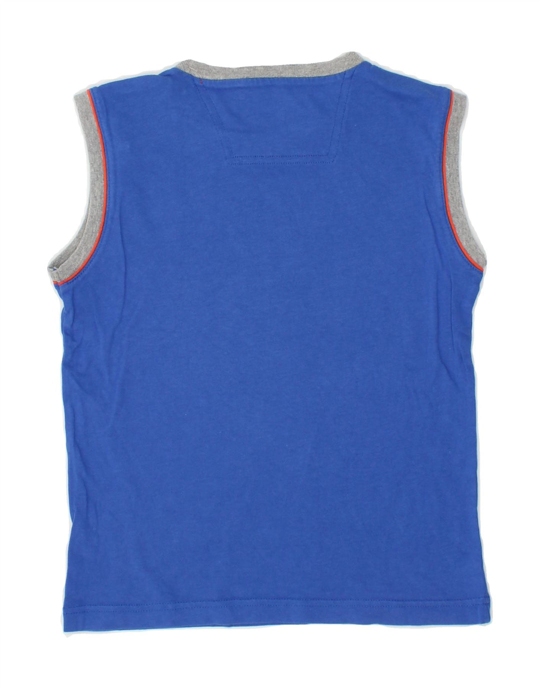 CHAMPION Boys Graphic Vest Top 7-8 Years Small Blue Vintage Champion and Second-Hand Champion from Messina Hembry 