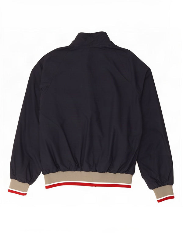 North Sails Mens Bomber Jacket UK 44 2XL Navy Blue Colourblock Polyamide