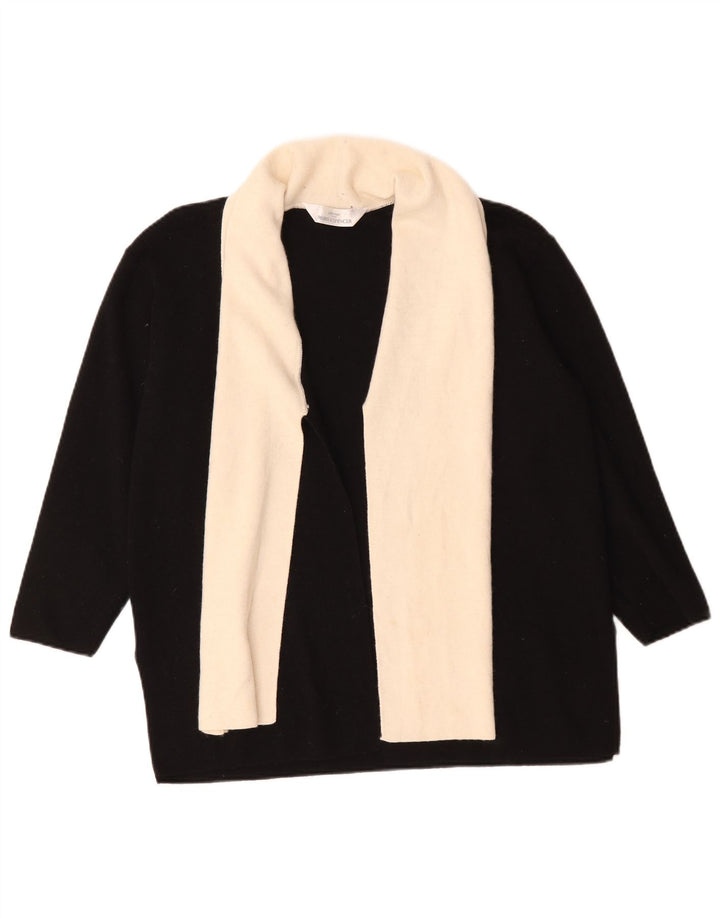 Marks & Spencer Dame oversized cardigan sweater UK 12 Medium Black