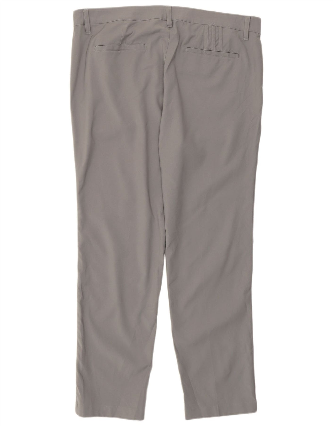 Adidas Herre Slim Chino Bukser W36 L30 Grå Polyester