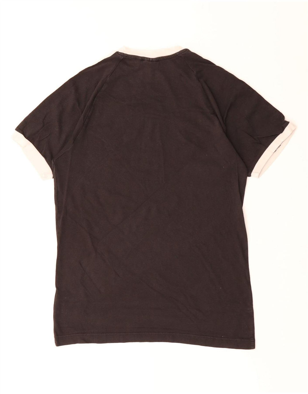 ADIDAS Herre T-Shirt Top Lille Sort Bomuld