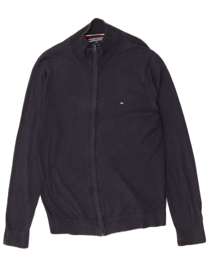 Tommy Hilfiger Herre Cardigan Sweater Medium Navyblå Bomuld