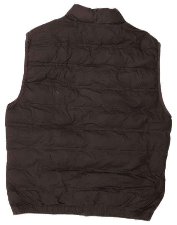 Zara Womens Padded Gilet UK 16 Large Black Polyester