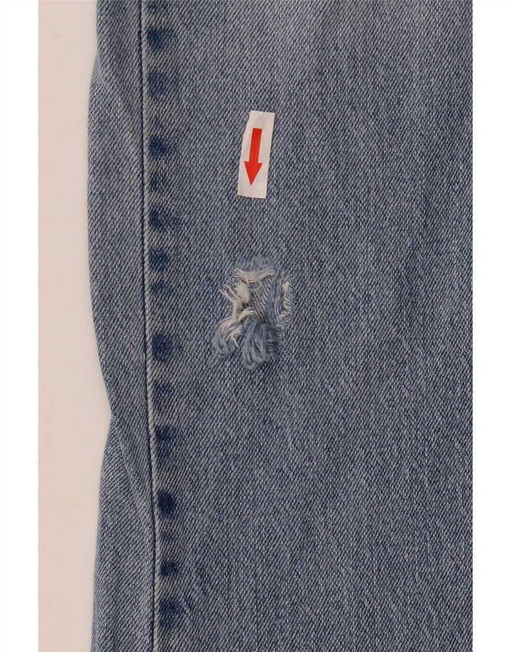 Levi's Herre 502 Straight Jeans W33 L32 Blå Bomuld