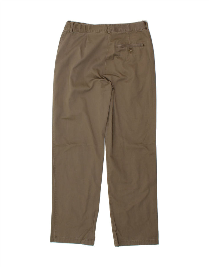 L.L.BEAN Womens Classic Fit Chino Trousers US 6 Medium W28 L30 Grey Vintage L.L.Bean and Second-Hand L.L.Bean from Messina Hembry 