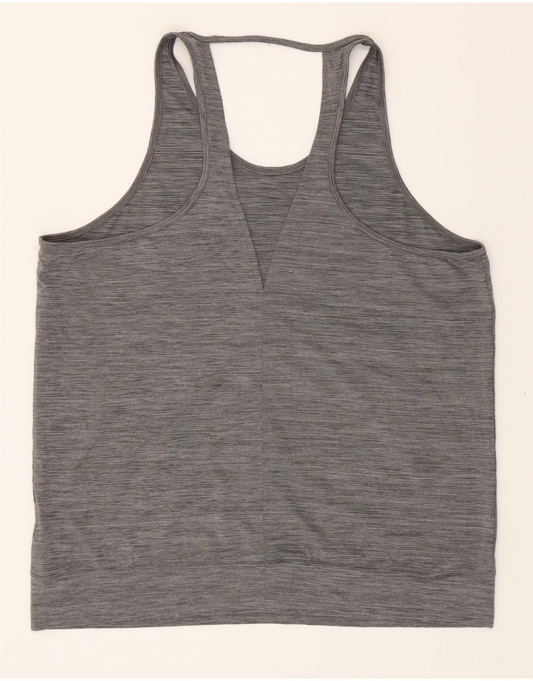 ADIDAS Womens Climalite Vest Top UK 12/14 Medium Grey Vintage Adidas and Second-Hand Adidas from Messina Hembry 