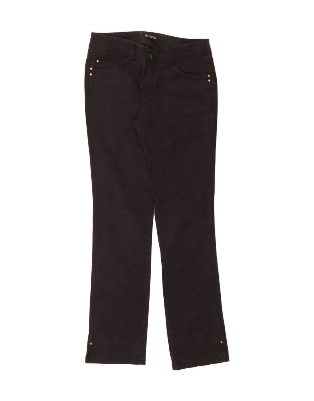 MASSIMO DUTTI Womens Straight Jeans EU 38 Small W30 L31 Navy Blue Cotton Vintage Massimo Dutti and Second-Hand Massimo Dutti from Messina Hembry 