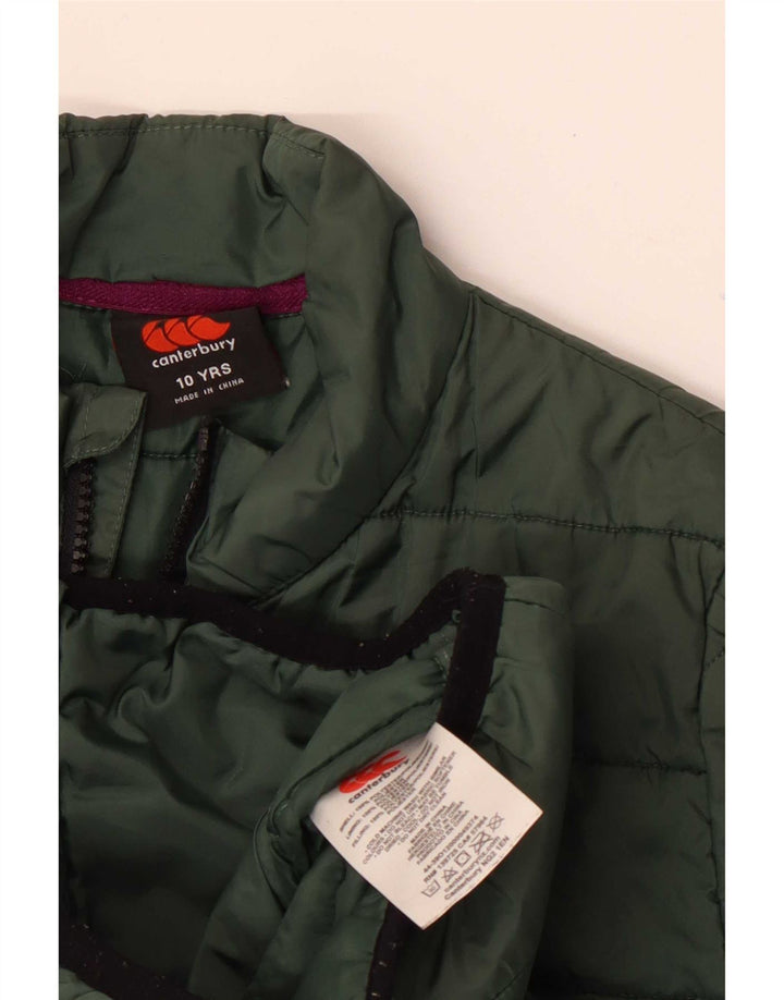 Canterbury drenge polstret jakke 9-10 år grøn polyester