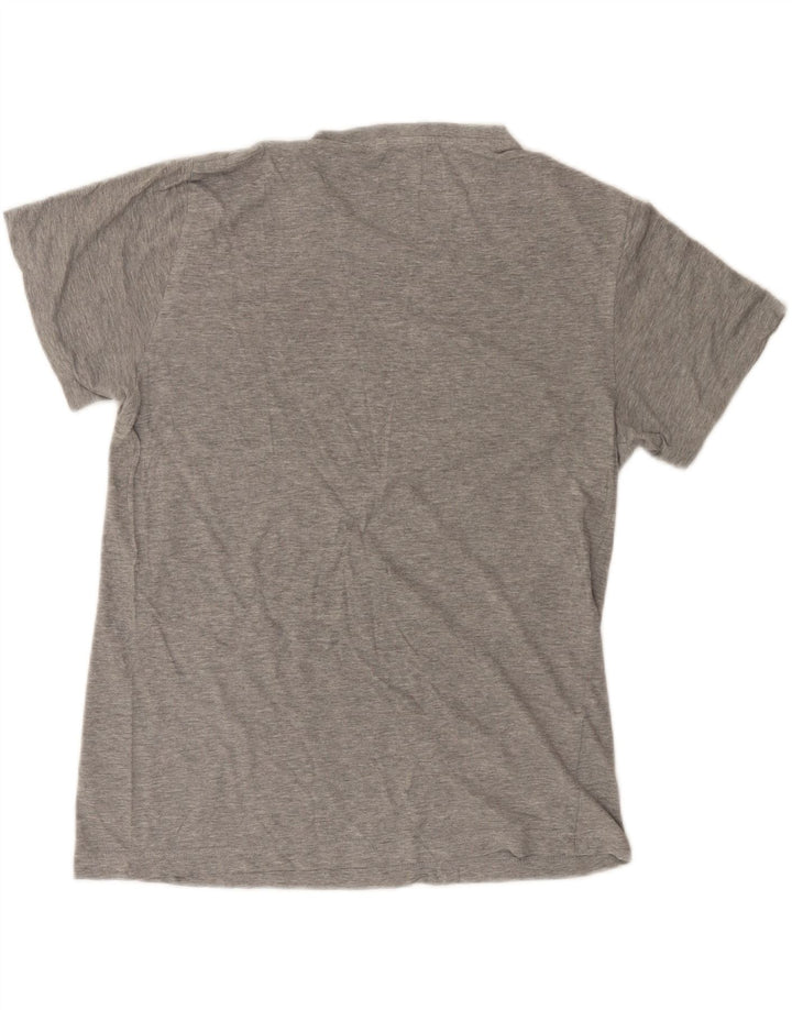 Penguin Herre Grafisk T-Shirt Top Stor Grå Bomuld
