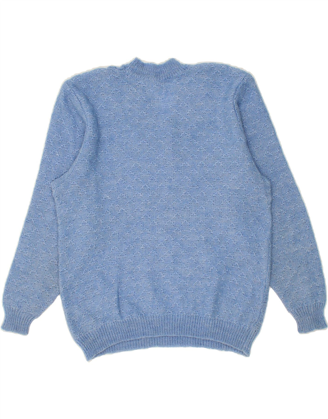 VINTAGE Womens V-Neck Jumper Sweater UK 16 Large Blue Vintage Vintage and Second-Hand Vintage from Messina Hembry 