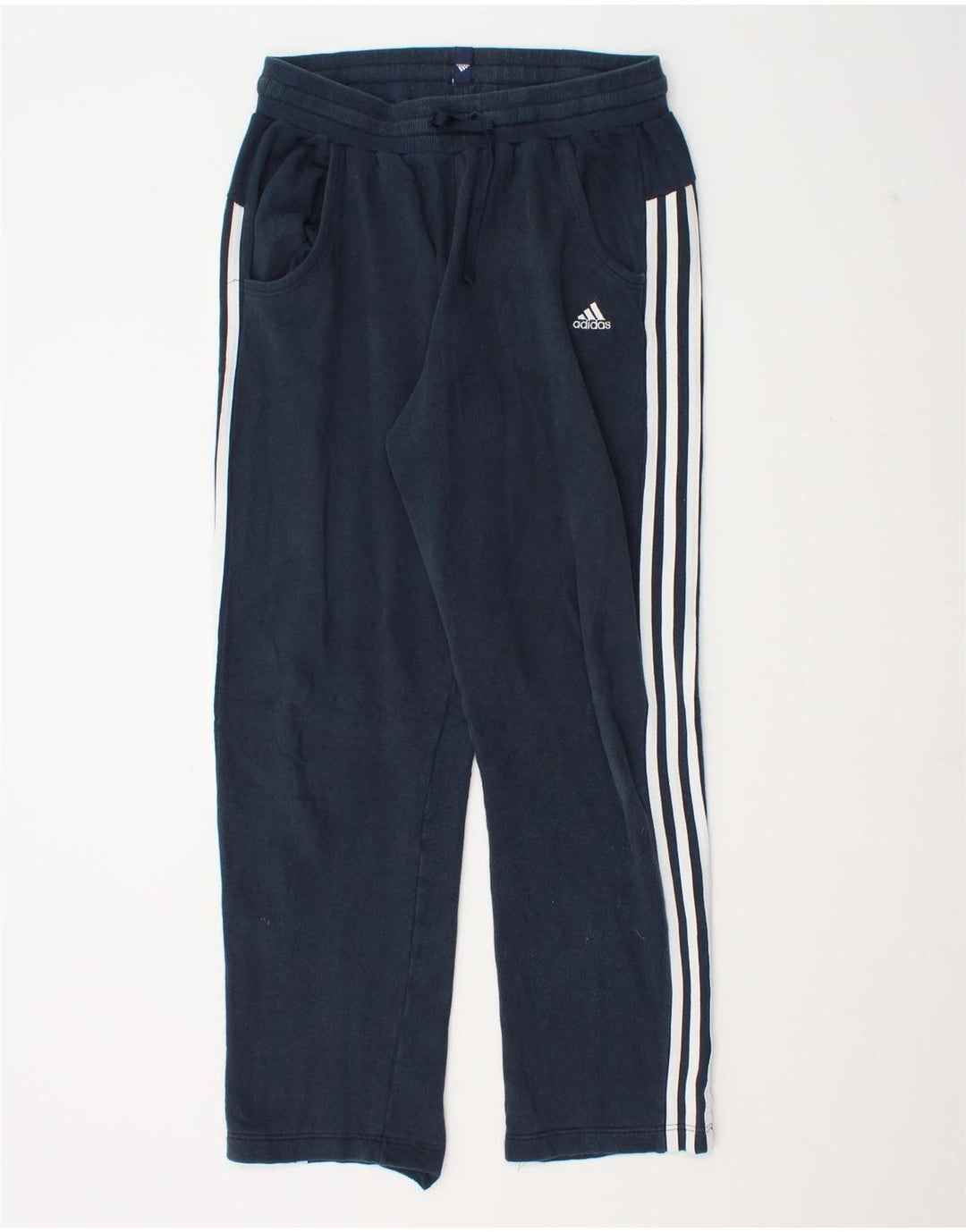 Adidas fuld træningsdragt til mænd UK 38/40 Medium marineblå bomuld