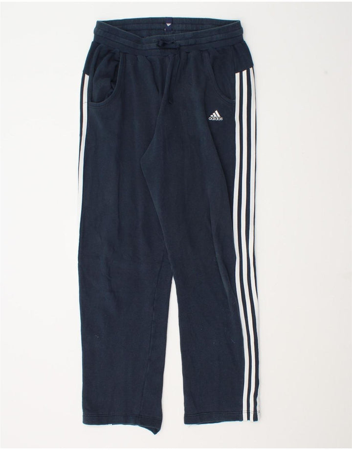 Adidas fuld træningsdragt til mænd UK 38/40 Medium marineblå bomuld