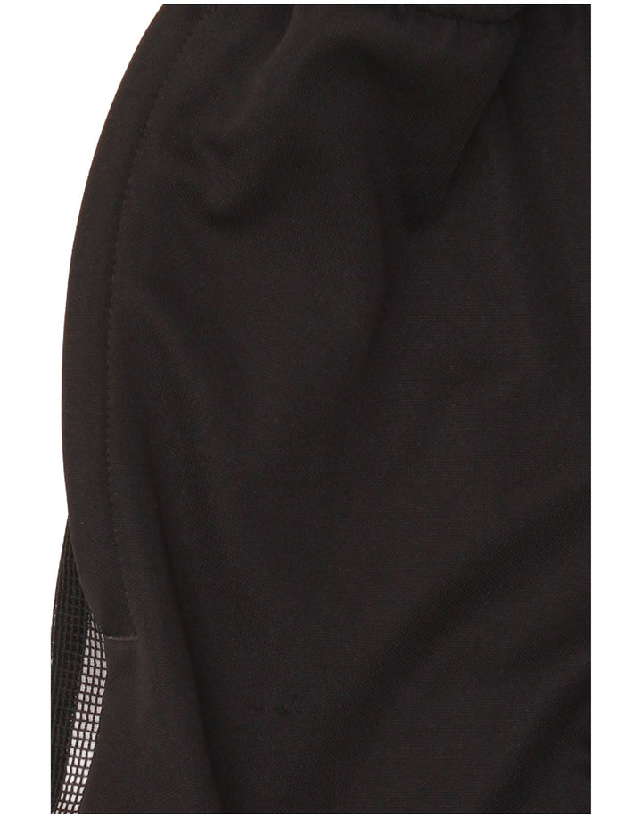 Adidas træningsbukser til kvinder UK 4/6 XS sort stribet polyester