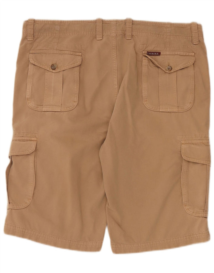 Carrera Herre Cargo Shorts W38 XL Beige Bomuld