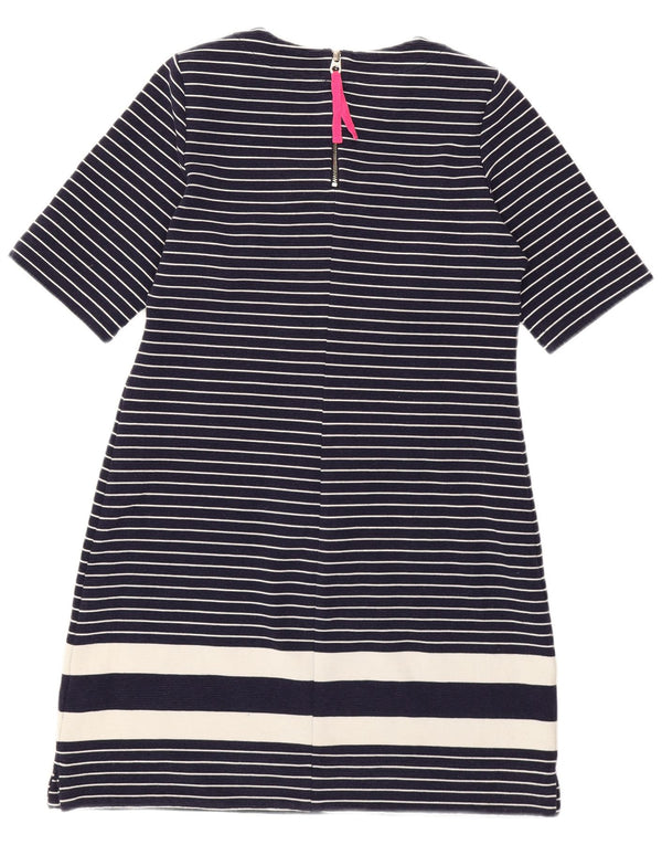 Joules T-shirt kjole til kvinder UK 12 Mellem marineblå stribet Nautical