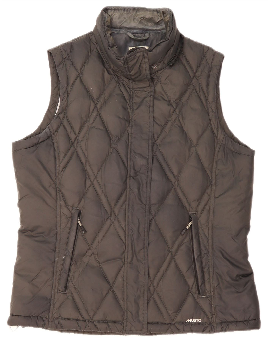 Musto Womens Polstret Gilet UK 14 Large Black Polyester