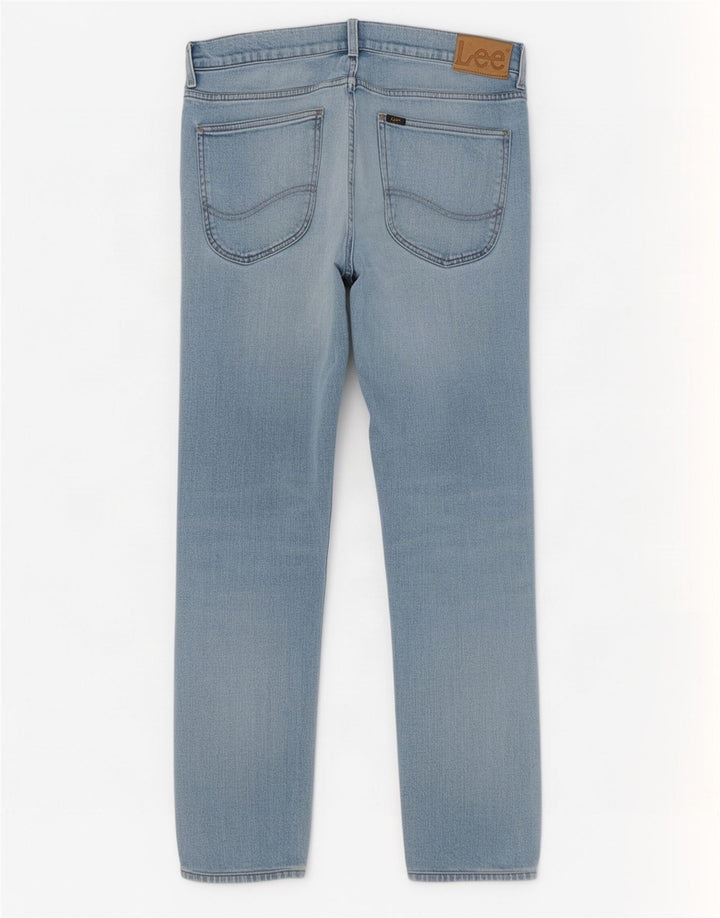 Lee Mens Slim Tapered Jeans W31 L28 Blå Bomuld
